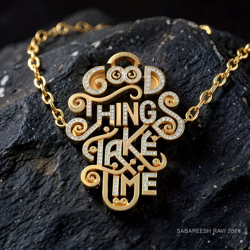 GOOD THINGS TAKE TIME