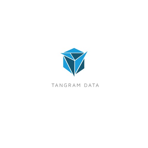 Create design using ancient tangram puzzle concept w/ big data, social, technology vibe of 2000's.