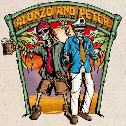 Cool T-Shirt Design - Peter and Alonzo