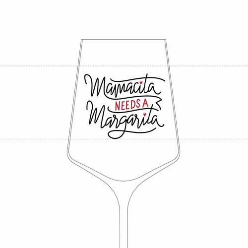 llustration for drinking glasses