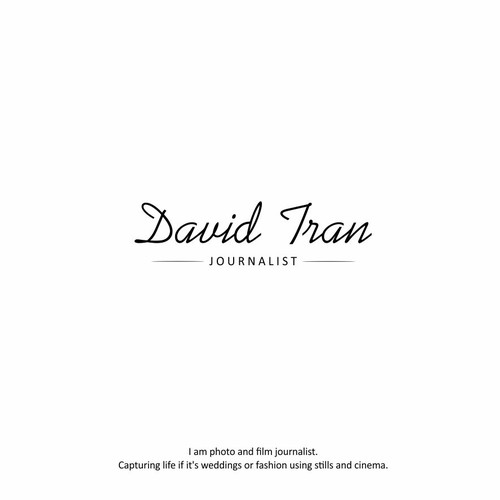 luxury logo for David Tran