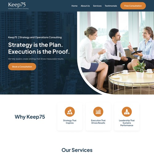 Keep75 Website