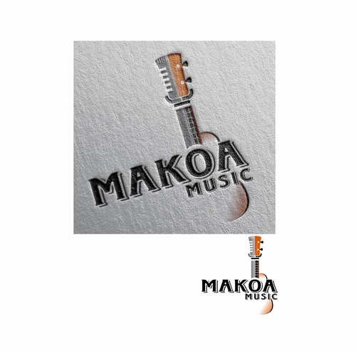 ukulele player logo for a brave brother sister