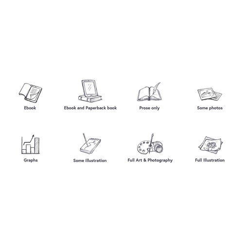 hand drawn icons