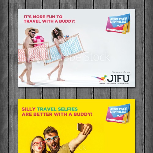 JIFU Buddy travel campaign concept