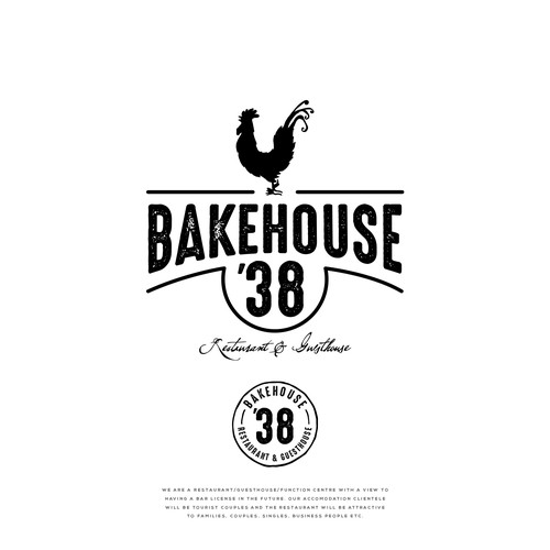 Vintage logo for Bakehouse '38