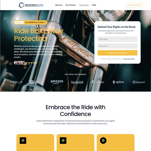 Landing Page Design