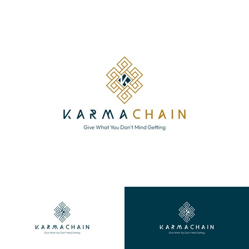 Geometric Karma Chain Logo