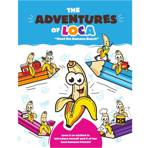 The downloadable coloring book for BananaLoca fans