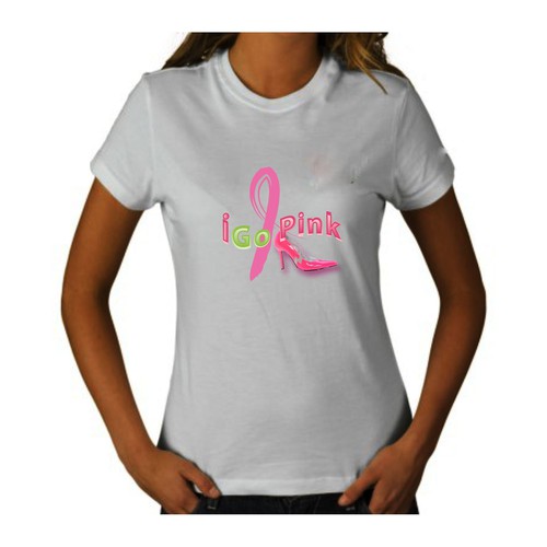 Create a new T-shirt design for iGoPink, a fabulous non-profit supporting breast cancer awareness!