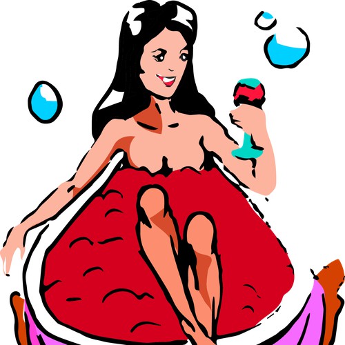 girl in bathtub