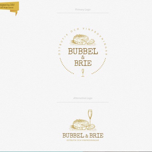 Logo and brand identity for artisanal cheeses  