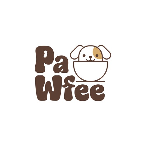 Pawfee — Cute Dog Café Mascot Logo