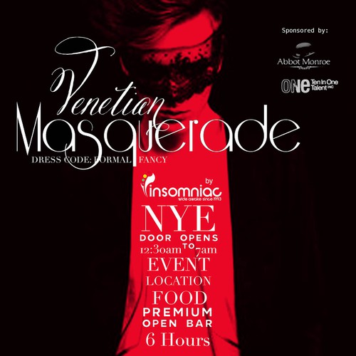 Create a stunning Venetian Masquerade Flyer for social media promotion