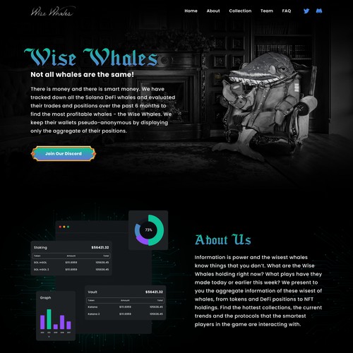 Wise Whales Website Design