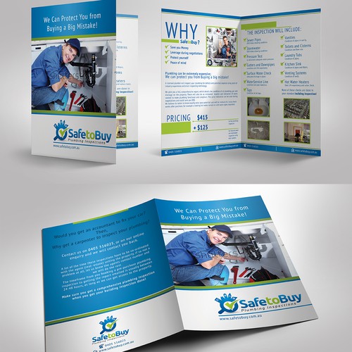 Simple brochure design with potential ongoing design work