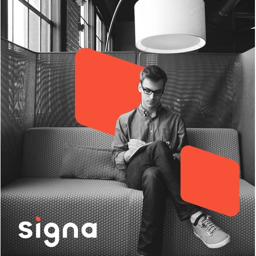 Bold wordmark for Signa