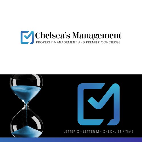 Chelsea's Management - concept logo