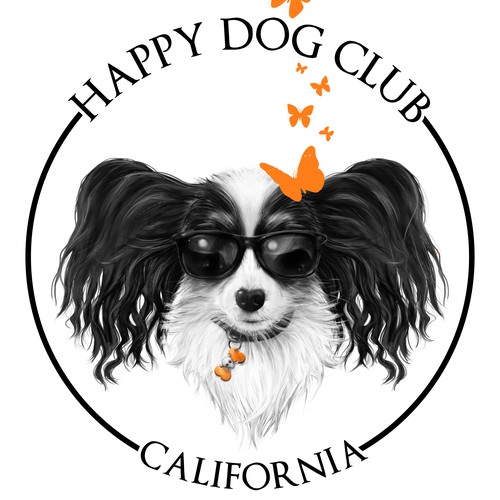 LILY-Happy dog Club (t-shirt design)