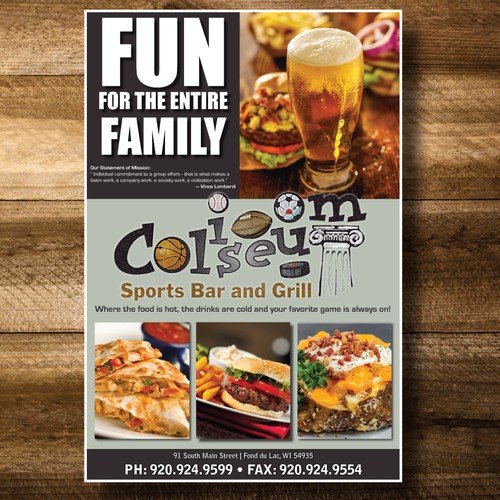 Fun Family Menu