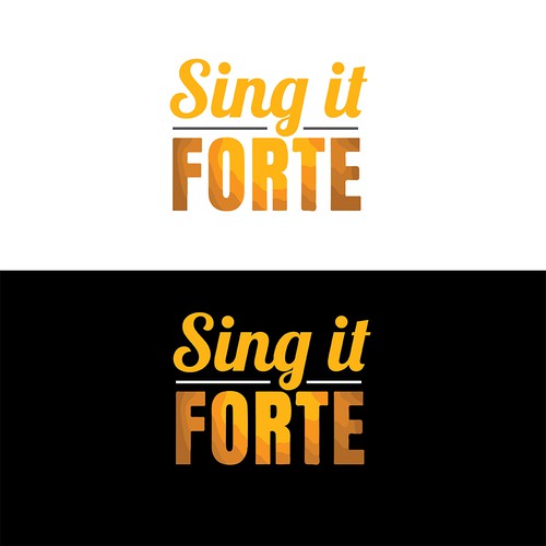 Sing it Forte