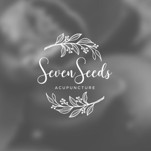 Create an elegant logo for Seven Seeds Acupuncture