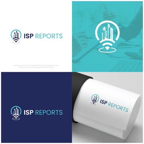 Authoritative yet approachable logo for ISP watchdog website