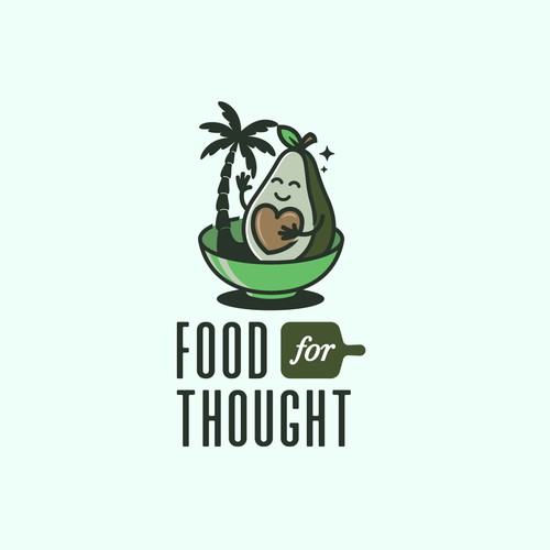 avocado character for food for thought
