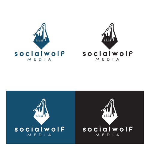 Logo Concept for Social Wolf Media