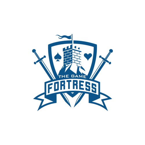 Design a fortress logo for our games store