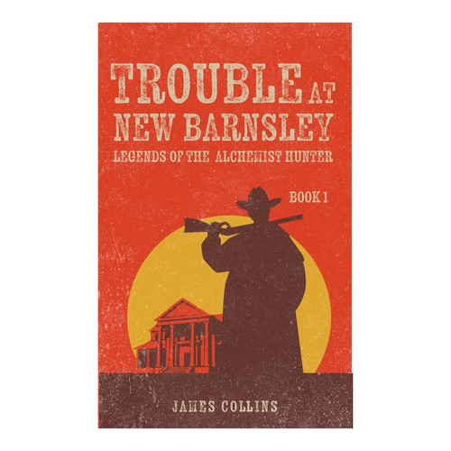 Book Cover Concept for "Trouble at New Barnsley"