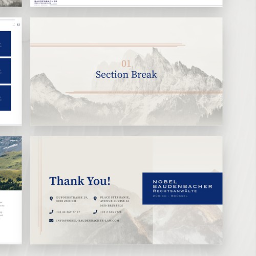 Law Firm Presentation Template