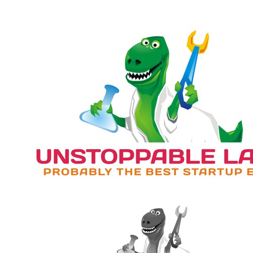 Unstoppable! Create a logo for a renegade Silicon Valley tech startup.