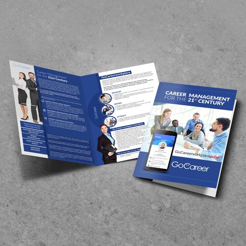 GoCareer insights (Bi-fold Brochure Design)