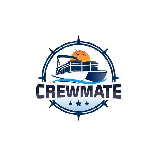 CrewMate - Boat Rental Logo