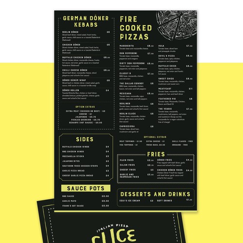 Menu Design