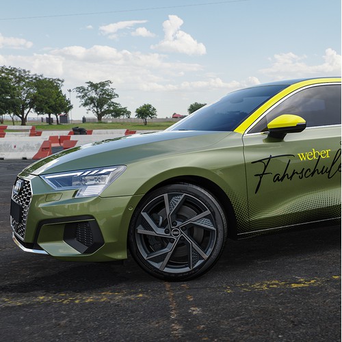 Custom Audi A3 Wrap Design