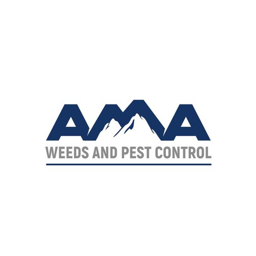 AMA weeds and pest control logo design