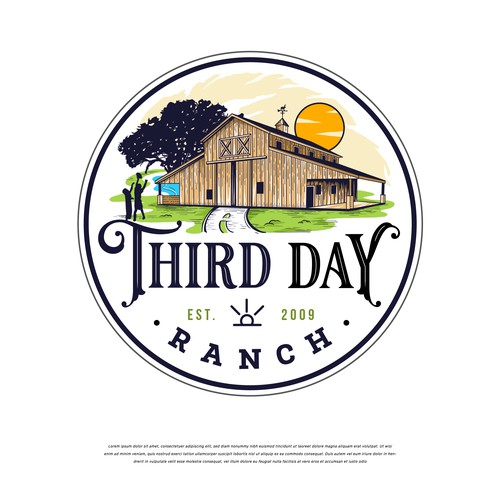 Vintage Third Day Ranch Logo