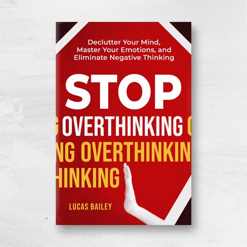 Book cover design 'Stop Overthinking'