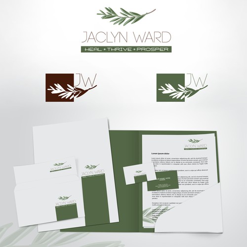Create an aesthetic brand design for allied health professional