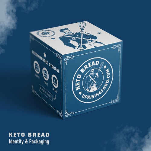 Keto Bread Packaging Design & identity