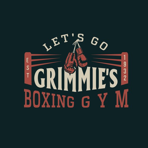 Boxing gym logo 