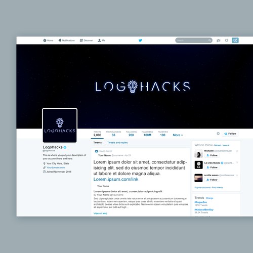 Logohacks Social Media Header