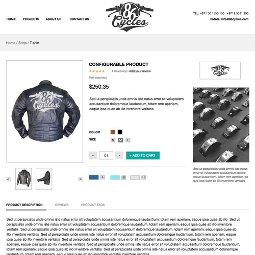 website for Motorcycle enthusiasts 