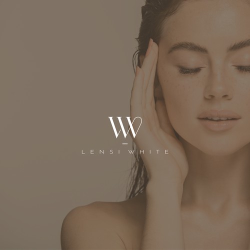 Aesthetic Initial Logo L + W