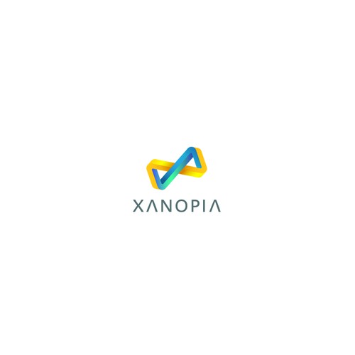 Impossible infinite shape. xanopia logo.