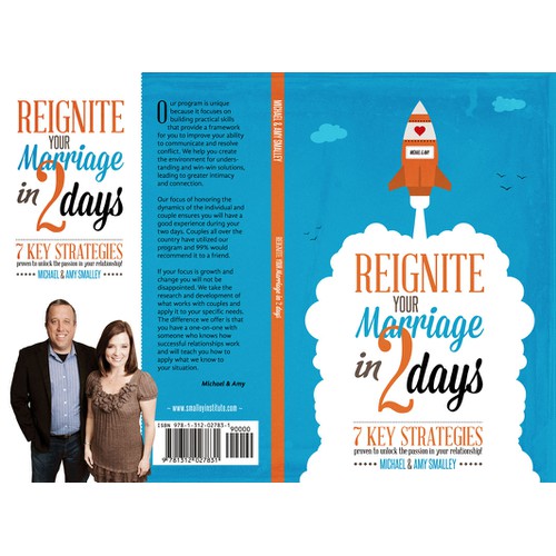 Book Cover design REIGNITE YOUR MARRIAGE IN 2 DAYS