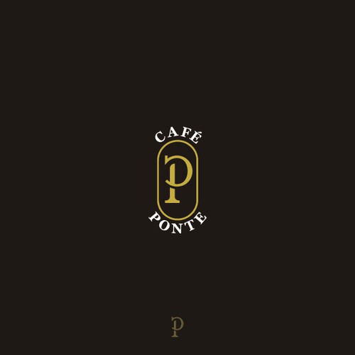 Logo Redesign Concept for "Cafe Ponte"