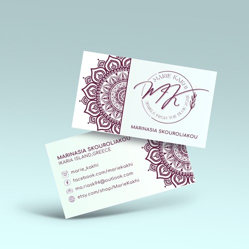 Business Card for Jewelry Berand